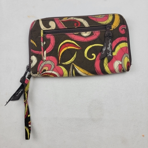 Vera Bradley Puccini patterned quilted printed wallet / clutch - Picture 2 of 6